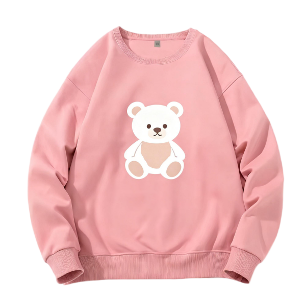 Custom Fit Hoodies with Embroidered Print Logo - Heavyweight Cotton Crew Neck Sweatshirt